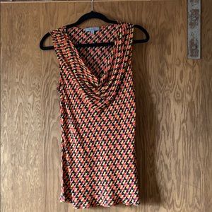 Printed silk Classiques Entier tank